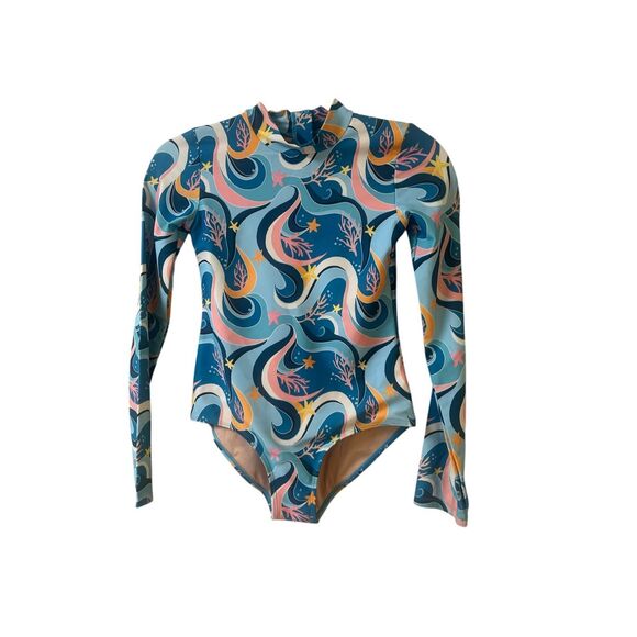 Mott 50 swim suit Maisonette print by Elizabeth Rachael sz 12